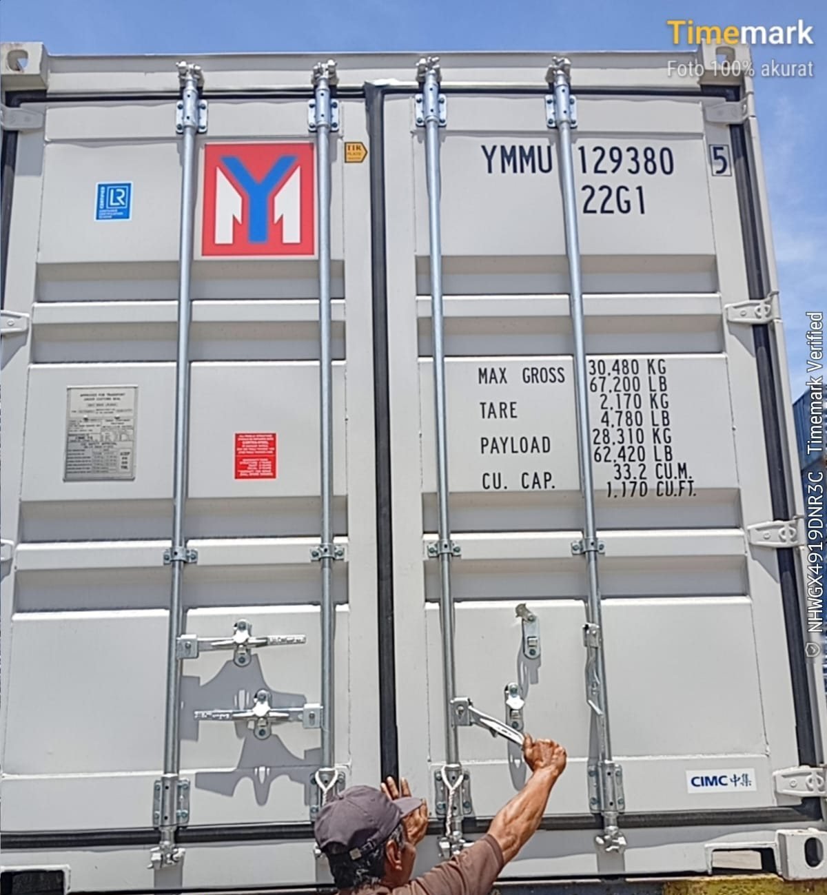 Container loading for export from Indonesia