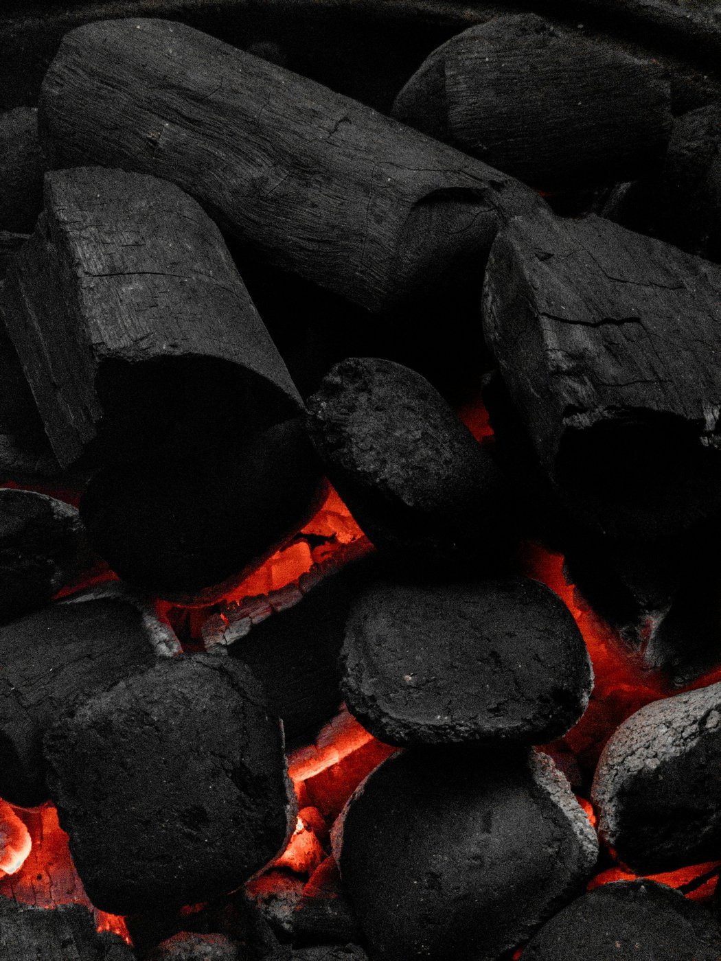 Coconut charcoal briquettes